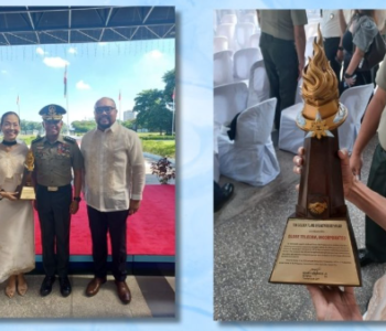 Globe earns AFP's inaugural Golden Flame Partnership Award for advancing mission critical military connectivity infra
